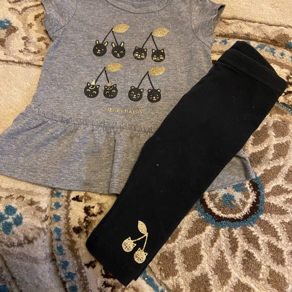 Carters Cherry Outfit